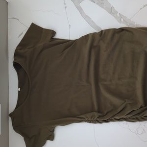 Olive green maternity tshirt